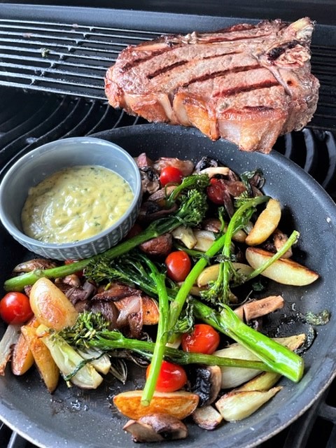 Kokken Geir T bone steak med ramsløkbearnaise Lavkarbo